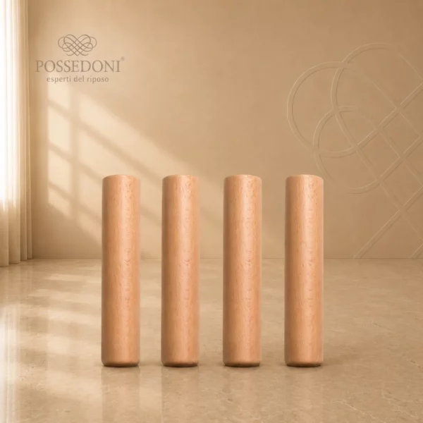 Piedi cilindrici In legno Essedue s_risultato Accessori Essedue - Piedi per rete cilindrico