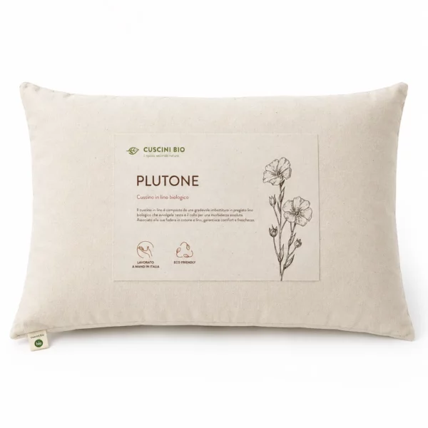 Guanciale Cuscini Bio - Plutone Lino Naturale