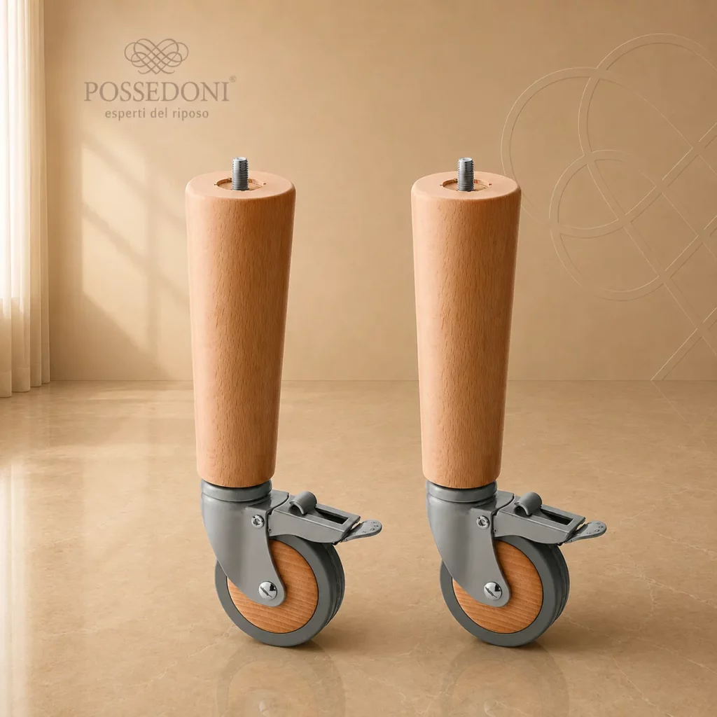 Kit 2 Piedi P60 con ruote Dorsal