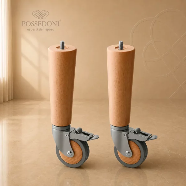Kit 2 Piedi P60 con ruote Dorsal
