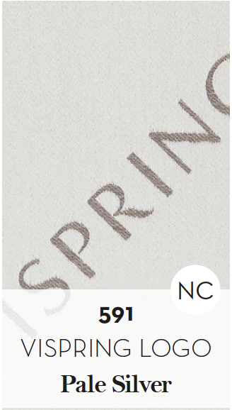 Tessuto TC 591 Vispring Logo Pale Silver Tessuto TC 591 Vispring Logo Pale Silver