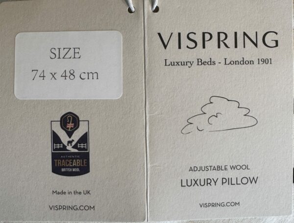 Guanciale Vispring Regolabile in Lana Guanciale Vispring Regolabile in Lana