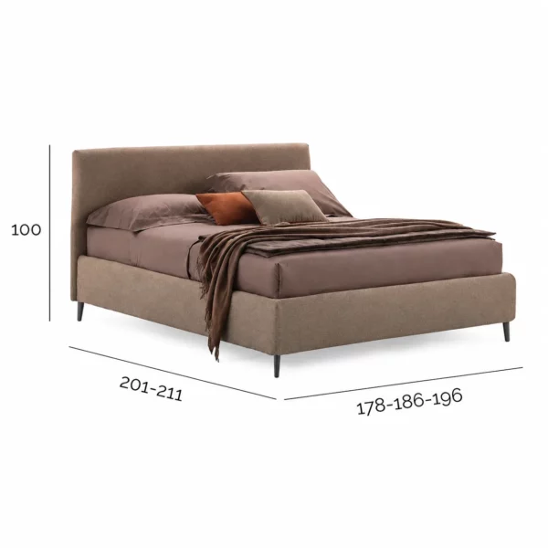 Letto V&Nice - Benny contenitore h 25 - 160 x 190