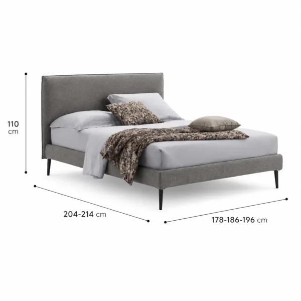 Letto Mood V&nice dimensioni_risultato Letto V&NICE - Mood fascia h 14 - 160 x 190