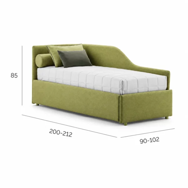 Letto Joy V&nice dimensioni_risultato Letto V&Nice - Joy mod 8 misura 90x200 cm Estraibile