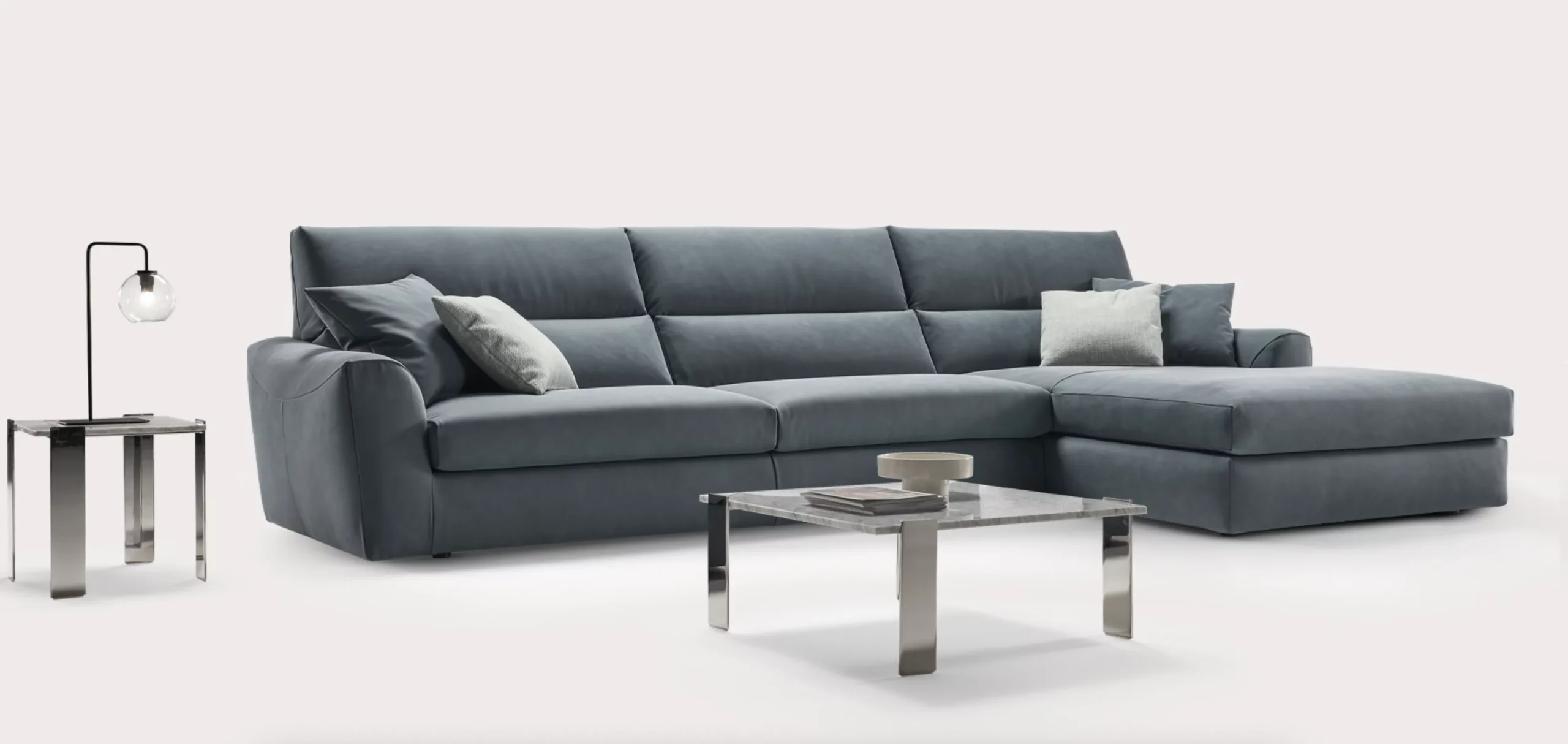 Divano Roma Maxi con Chaise longue destra