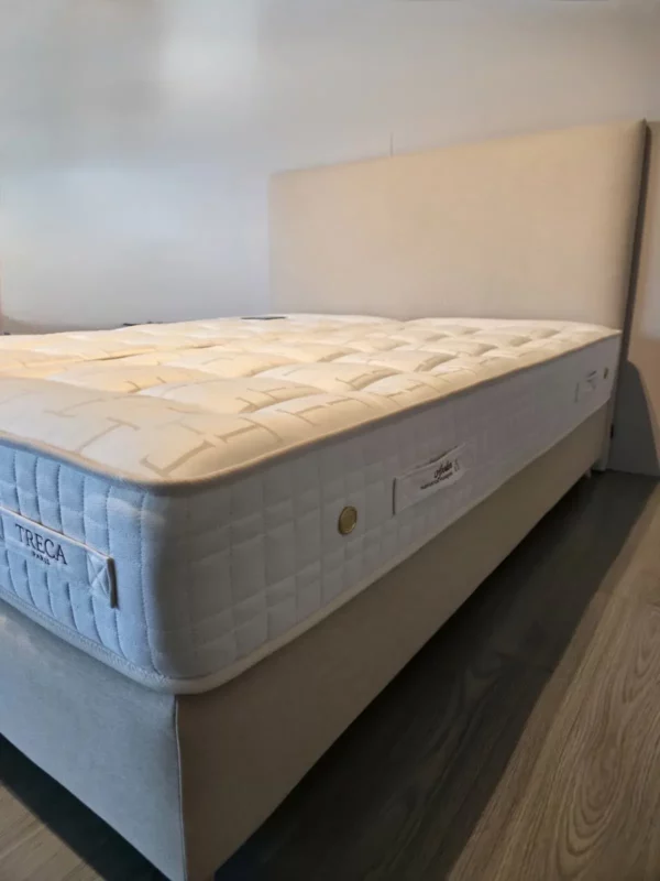 Set letto Treca - Pack Materasso Apollon 200 x 200 Sommier Soft Spring e Testiera Fusion
