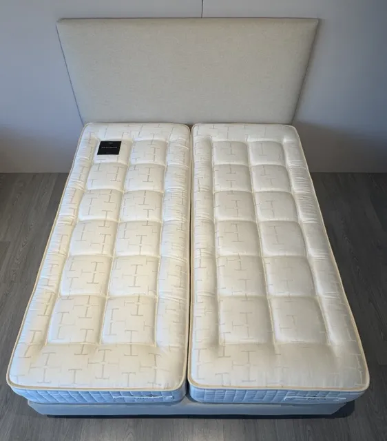 Set letto Treca - Pack Materasso Apollon 200 x 200 Sommier Soft Spring e Testiera Fusion