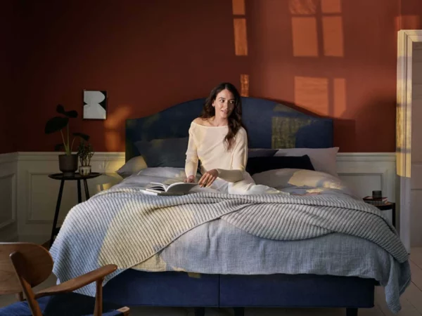 Set letto Vispring-Devonshire 180x200, Sommier De Luxe e Testiera Clabon