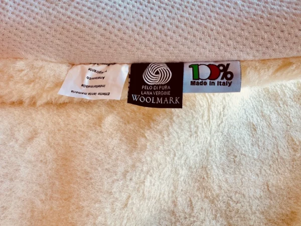 Topper Possedoni - Topper Merinos con Memory Foam 5 cm e Termoregolazione Naturale