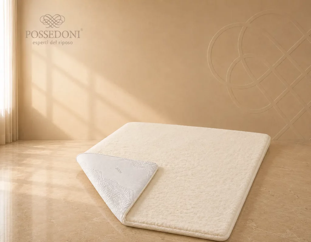 Topper Memory foam e lana merinos