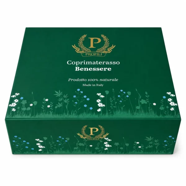Coprimaterasso Benessere Profili – Confezione Regalo_risultato_risultato Tessili Profili - Coprimaterasso Benessere con 2 Federe Copricuscino